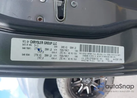 2011 Ram Ram 1500 St из США, поврежденный, VIN 1D7RV1CP7BS687353